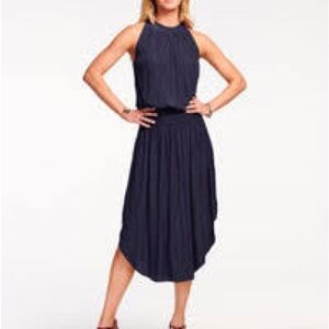 Ramy Brook Audrey Smocked Midi Dress